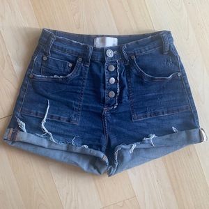 One Teaspoon Harlets high waisted shorts